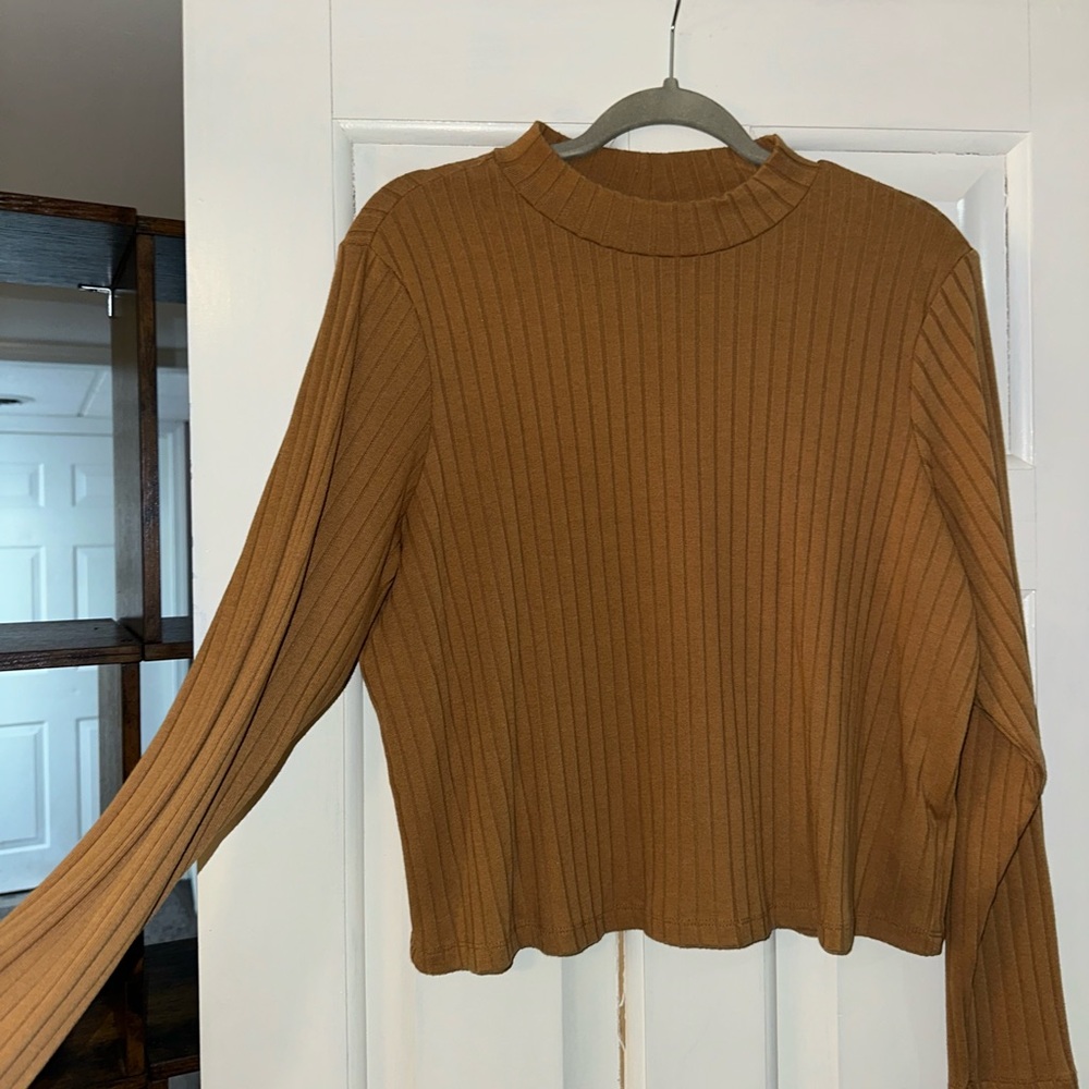 Old Navy Women's Ribbed Sweater - Camel Brown